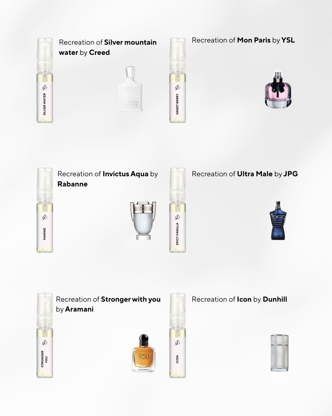 6 BEST SELLER PACK - 5ML
